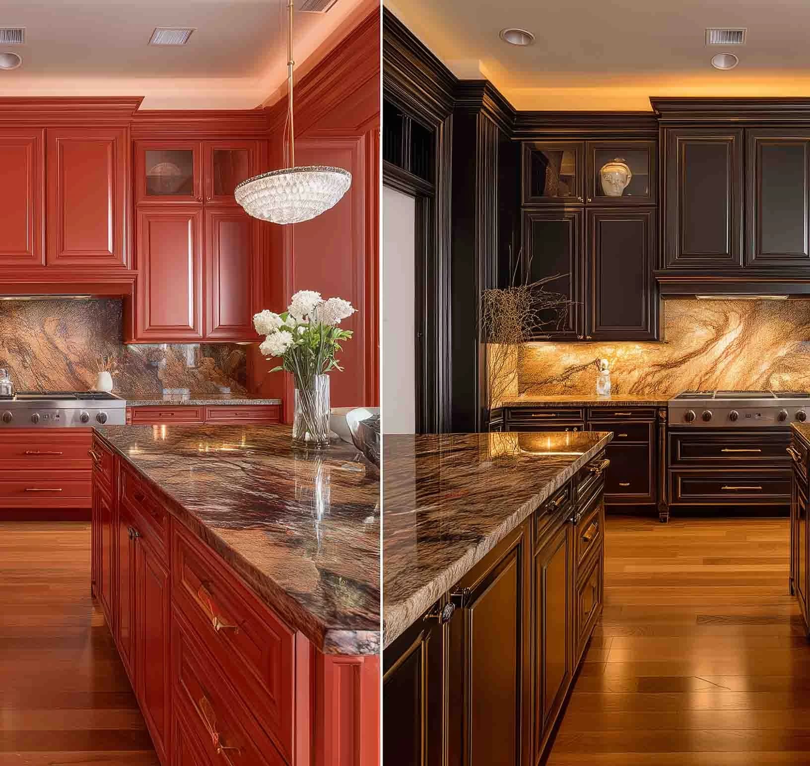 Kitchen Island and Pantry